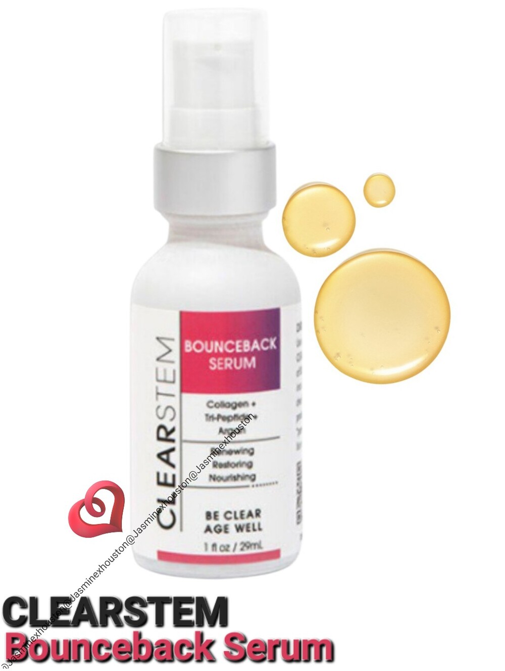 CLEARSTEM Bounceback Fine Lines Peptide Powerhouse Serum